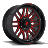 Fuel Off-Road 20x9 Ignite Wheel 5x127 BP 1 ET Gloss Black w/Candy Red D663