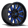Fuel Off-Road 20x10 Hardline Wheel 8x165.1 BP -18 ET Gloss Black w/Candy Blue D646