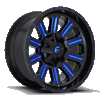 Fuel Off-Road 20x10 Hardline Wheel 8x180 BP -18 ET Gloss Black w/Candy Blue D646