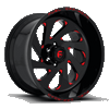 Fuel Off-Road 22x12 Vortex Wheel 5x127 BP -44 ET Black w/Candy Red D638