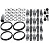 Race Star 1/2" Lug Nuts Ford Closed End 1.38" Long 13/16" Head Qua 20 (Centered Washers) 601-1416-D-20