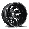 Fuel Off-Road 20x8.25 Cleaver Dually Rear Wheel 8x200 BP -202 ET Black D574
