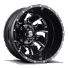 Fuel Off-Road 20x8.25 Cleaver Dually Front Wheel 8x165.1 BP 105 ET 121.60 Bore Black D574