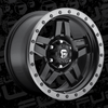 Fuel Off-Road 18x9 Anza Wheel 6x135 BP 1 ET Matte Black Anthracite Ring D557