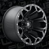 Fuel Off-Road 22x12 Assault Wheel 8x6.5 BP -44 ET Black D546