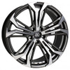 Enkei 18x8 Vortex 5 Wheel 5x114.3 BC 38 ET Anthracite Machined 510-880-6538AM