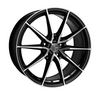 Enkei 18x8 Draco Wheel 5x100 BC 45 ET Black Machined 509-780-8045BKM