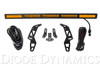 Diode Dynamics SS30 30" Bumper Light Bar Kit Amber Combo Single (2018+ Wrangler JL) DD6082