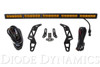 Diode Dynamics SS30 30" Bumper Light Bar Kit Amber Driving Single (2018+ Wrangler JL) DD6080