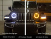 Diode Dynamics 185mm Switchback LED Halos Pair (2018 - 2025 Wrangler JL / Gladiator) DD2241
