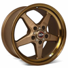 Race Star 92 Drag Star 20x6 Bracket Racer Wheel - 5x4.5 BC 3.40 BS - Bronze (Ford) 92-060146BZ