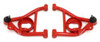 BMR A-Arms - Lower - DOM - Non-Adjustable - Polyurethane Bushings - Spring Pocket - Red (1982 - 1992 F-Body) AA008R
