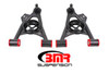 BMR Lower A-Arms Spring Pocket Non-adj Poly Std Ball Joint Black (1994-2004 Mustang) AA040H