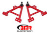 BMR A-Arms - Lower - Coilovers - Non-Adjustable - Polyurethane - Standard Ball Joint - Red (1994 - 2004 Mustang) AA041R