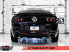 AWE Axleback Exhaust Track Exhaust Black Tips (11-14 Mustang GT/11-12 GT500) 3020-33044