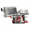 BBK Varitune Muffler Stainless Steel 3" Offset / Offset (Universal) 31035