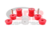 BMR Cradle Bushing Kit Rear Red Poly (2015-2021 Mustang) BK047