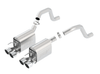 Borla Axle Back Exhaust - S-Type II (2006 - 2013 C6 Corvette Z06 / 2006 - 2013 Corvette ZR1) 11917