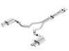 Borla Catback Exhaust System - S-Type - Polished Tips (2018 - 2023 Mustang GT w/o Active Valves) 140745