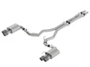 Borla Catback Exhaust System - S-Type - Carbon Fiber Tips (2018-2023 Mustang GT w/o Active Valves) 140745CF