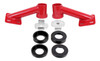 BMR Cradle Bushing Lockout Kit Red (2015-2026 Mustang) CB005R