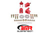 BMR Rear Coilover Conversion Kit Red (79-04 Mustang) CCK009R
