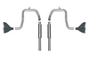 Cervinis Side Exhaust Kit (2013 - 2014 Mustang) 8056