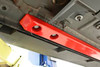 BMR Super Low Profile Chassis Jacking Rails - Black (2015 - 2026 Mustang) CJR002H