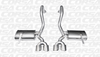 Corsa 2.5" Axle-Back Exhaust Xtreme Polished (97-04 Corvette C5/C5 Z06) 14961
