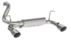 MBRP Armor Plus 2.5" Axleback Exhaust Street Profile Dual Rear Exit (2018 - 2026 Wrangler JL) S5529409