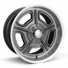 Race Star 32 Mirage Metallic Gray with Machined Lip  15x8 5x4.75BC 4.50BS GLOSS CLR 32-580245GM