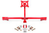 BMR Bolt-On Parachute Mount - Red (2015 - 2026 Mustang) PM760R