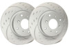 SP Performance Diamond Slot 280mm Dia. Solid Rotor w/Gray ZRC Coating (NISSAN SENTRA) - D32-2115