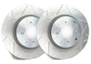 SP Performance Peak Series 352mm Dia. Vented Rotor w/Silver Zinc Plating (FORD Police Interceptor Sedan) - V54-5154-P