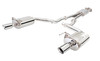 XForce Twin 2-1/2" Cat-Back Exhaust System W/3" Oval Rear Mufflers (15-17 Mustang GT/EcoBoost) ES-FM17-02-CBS