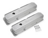 Holley Sniper Fabricated Aluminum Valve Cover - Ford FE - Silver Finish 890001