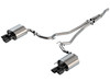 Borla Cat-Back Exhaust System - S-Type - Black Tips (2019 - 2023 Mustang EcoBoost) 140827BC