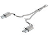 Borla Catback Exhaust System - S-Type - Polished Tips (2018-2023 Mustang GT Convertible) 140807