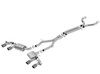Borla Cat Back Exhaust - ATAK - Carbon Fiber (2017 - 2024 Camaro ZL1) 140727CFBA
