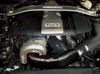 High output ProCharger Stage II intercooler setup on 2018-2023 Mustang GT engine bay