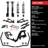 QA1 Drag Kit - Level 2 - Shocks Included (1979 - 1986 Mustang) DK42-FMM1