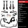 QA1 Drag Kit - Level 3 - Shocks Included (1994 - 2004 Mustang) DK43-FMM4