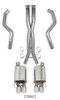 Hooker BlackHeart Cat-Back Exhaust system (05-13 Corvette C6) 70501365-RHKR