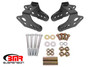 BMR Control Arms Relocation Brackets Bolt On Black (79-04 Mustang) CAB740H