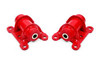 BMR Motor Mount Kit Engine Side Poly Bushings Solid Steel LS Only Red (1993-2002 Camaro/Firebird) MM340R