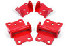 BMR Motor Mount Kit - Upper & Lower - Solid - Red (1982 - 1992 F-Body) MM333R