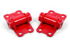 BMR Lower Solid Steel Motor Mount Kit - Red (1982 - 1992 F-Body) MM332R