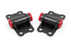 BMR Motor Mount Kit Lower Poly Black (1993-2002 Camaro/Firebird) MM332H