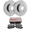SP Performance Slotted Rotors w/ Gray ZRC and Metallic Pads