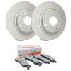 SP Performance SP Premium Rotors w/ Silver Zinc Coating and Ceramic Pads